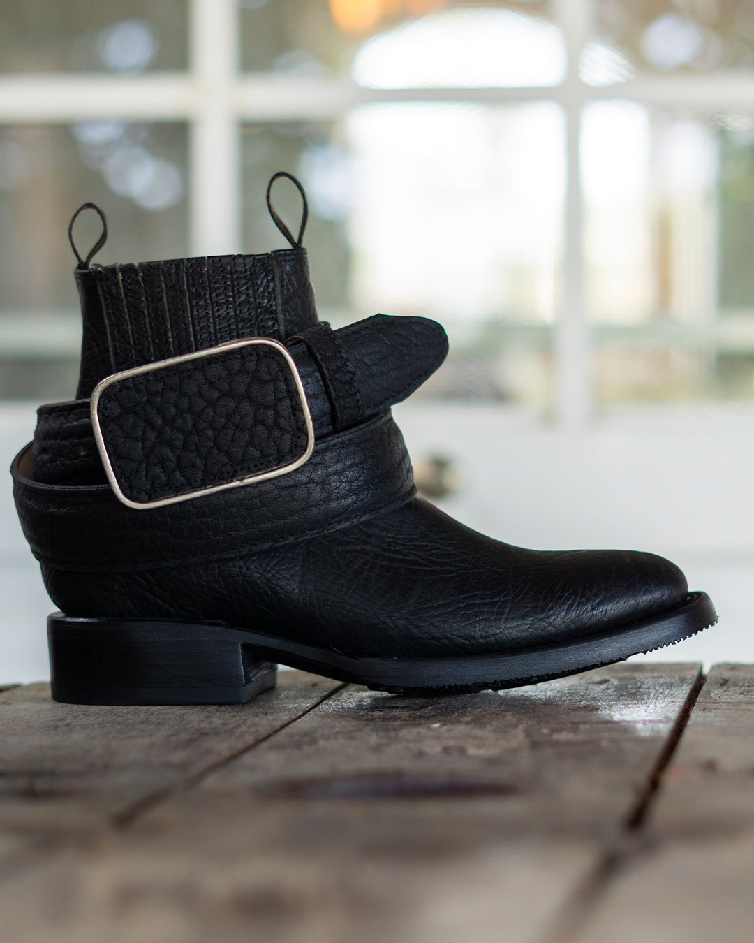 CINTURÓN CUELLO DE TORO - NEGRO