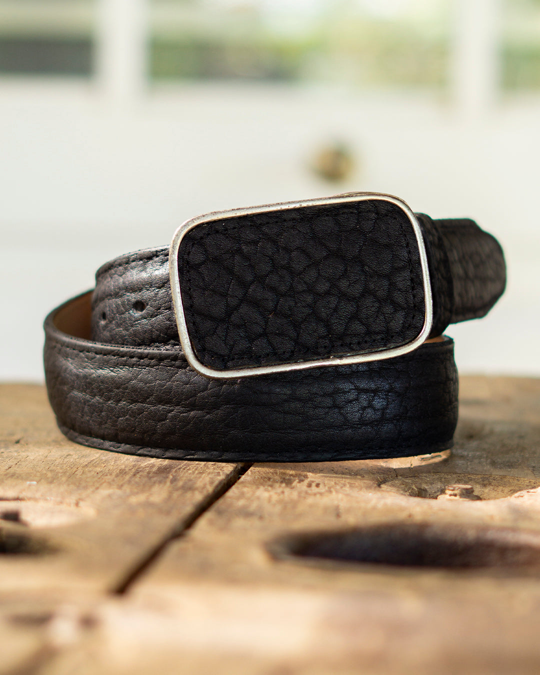 CINTURÓN CUELLO DE TORO - NEGRO